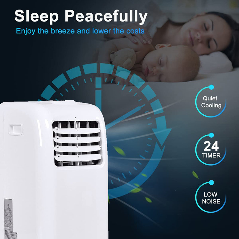 Gymax Portable Air Conditioner Cooling Fan Dehumidifier 8000btu W